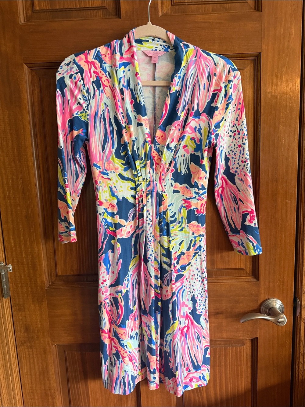 Lilly Pulitzer Vibrant Multicolor Printed Wrap Dress